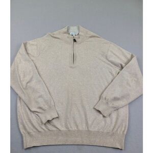 NWOT Peter Millar Cashmere Blend Quarter-Zip Sweater Pullover Men's Large